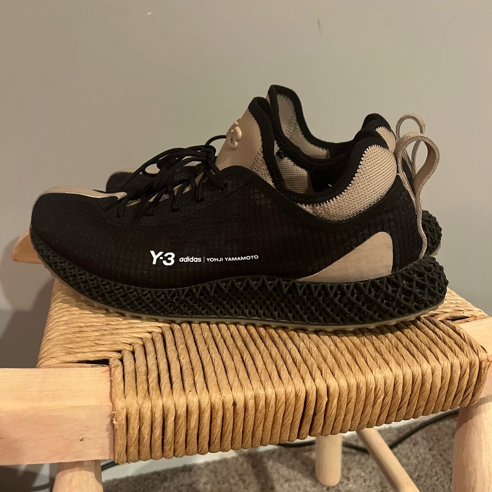 Adidas Y-3 runner 4D ‘black sesame’ size 11.5